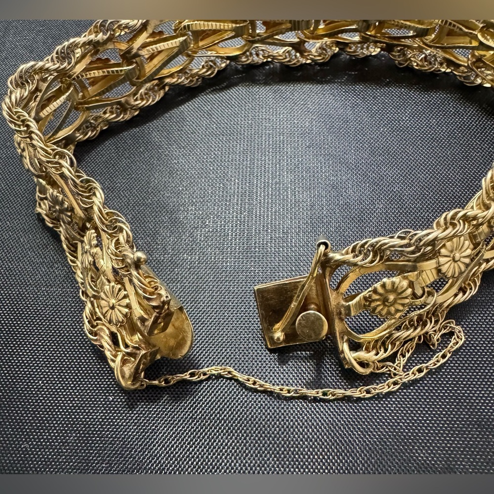14K gold bracelet. - Picture 4 of 6